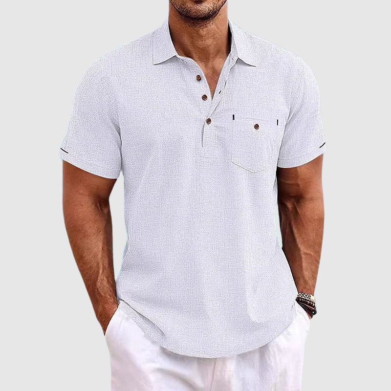Linen Poloshirt