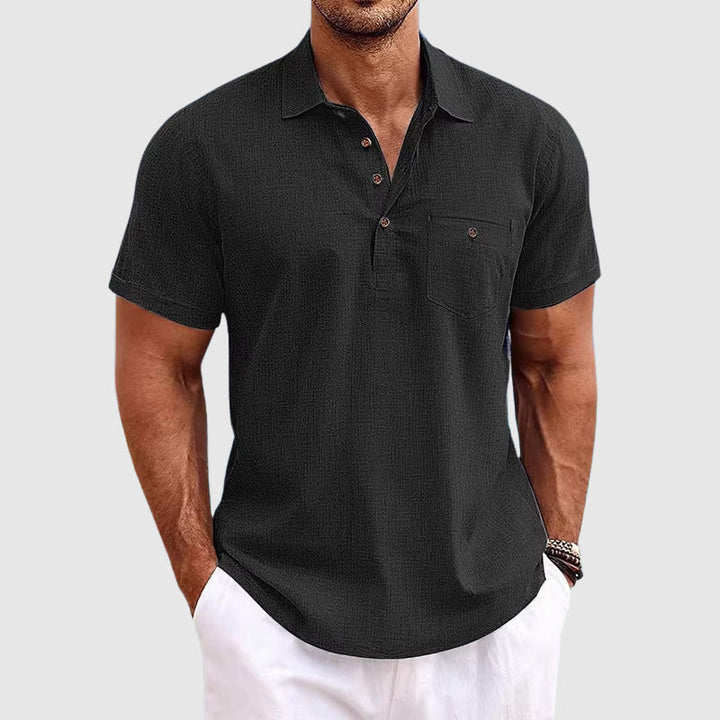 Linen Poloshirt