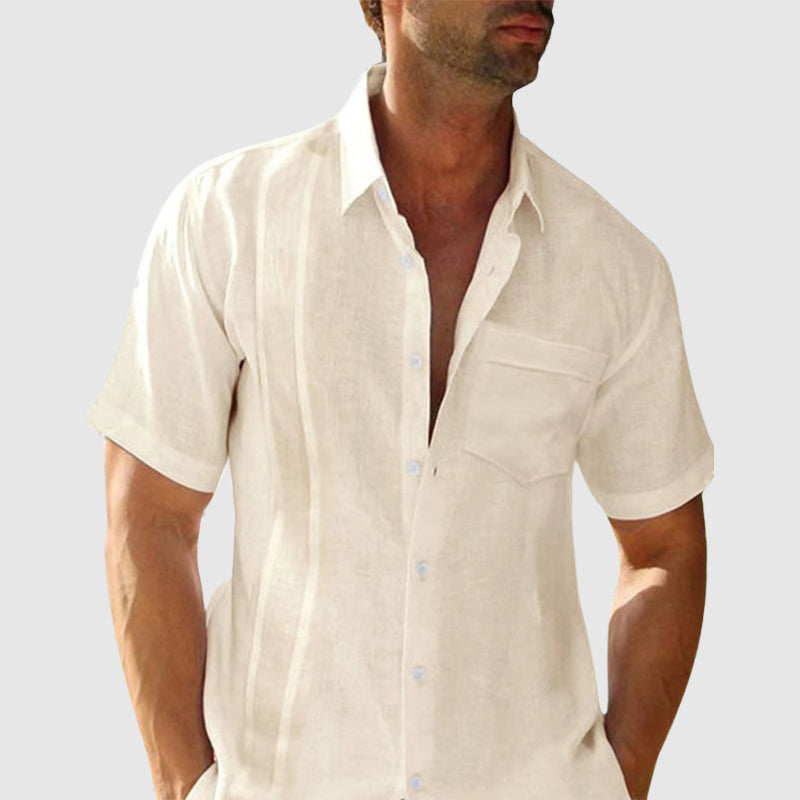 Elegantes Leinen-Sommershirt