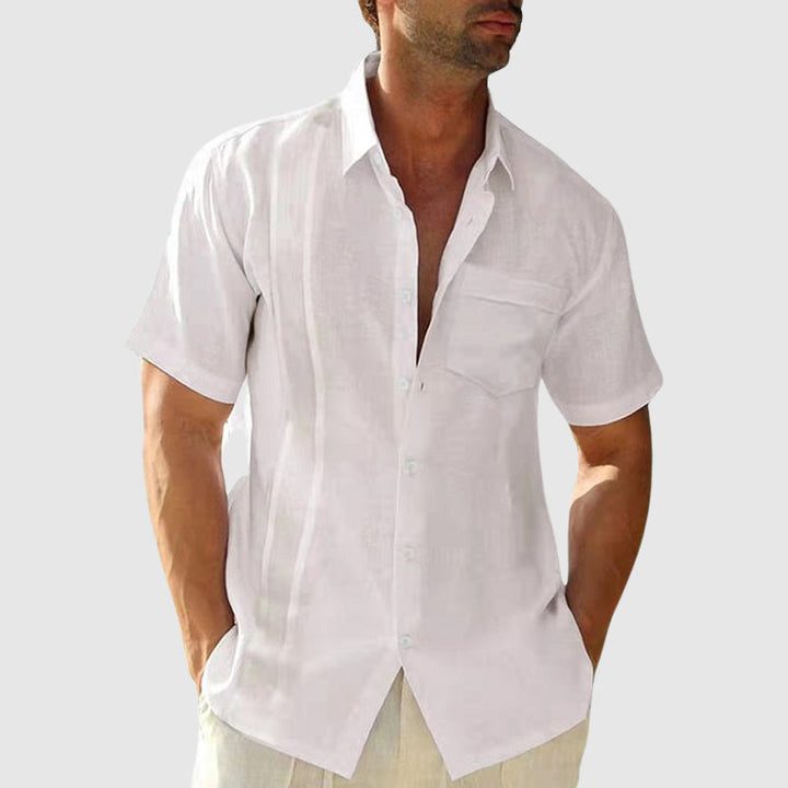 Elegantes Leinen-Sommershirt