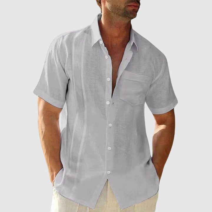 Elegantes Leinen-Sommershirt