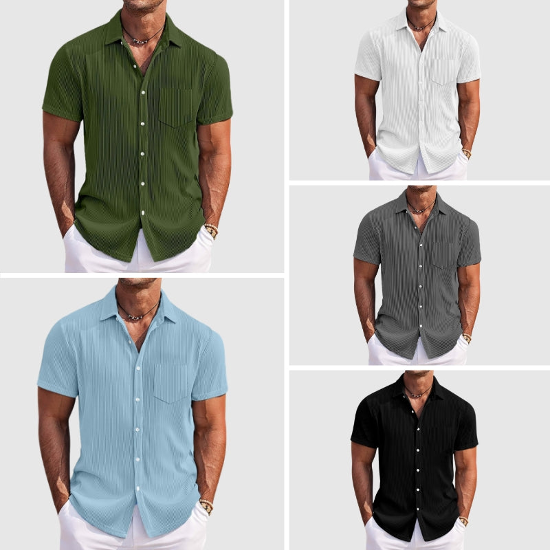Elegantes Gestreiftes Sommerhemd