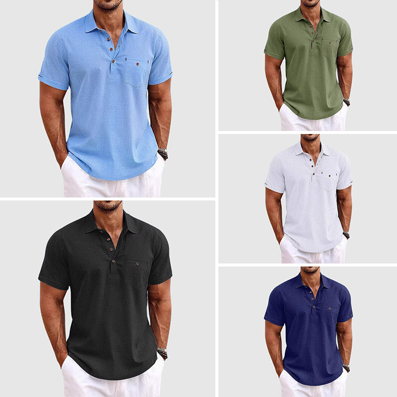 Linen Poloshirt