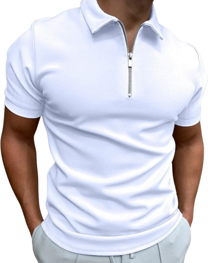 Reißverschluss Poloshirt