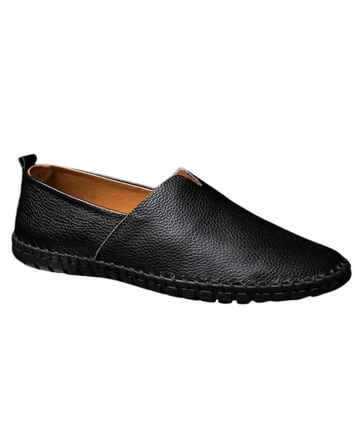 Handgenähte Lederloafers