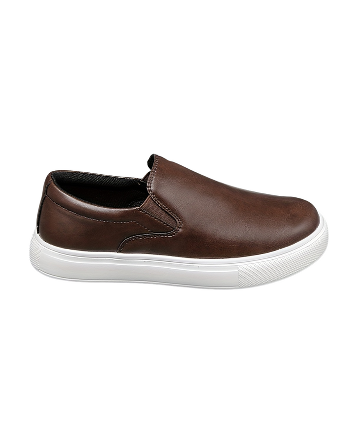 Lässige Leder Slipper