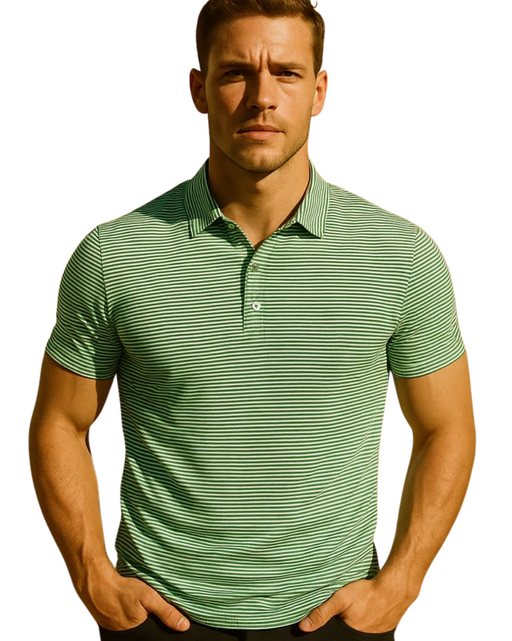 Gestreiftes Poloshirt