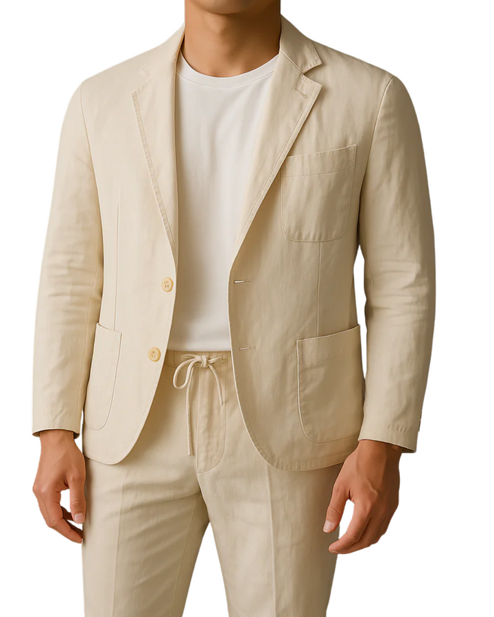 Lässiges Leinen Set