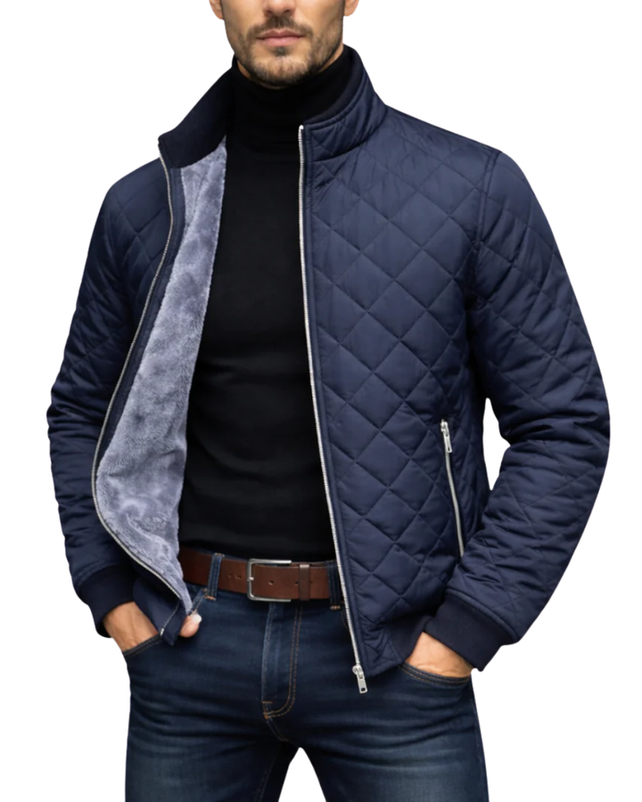 Elegante gesteppte Jacke