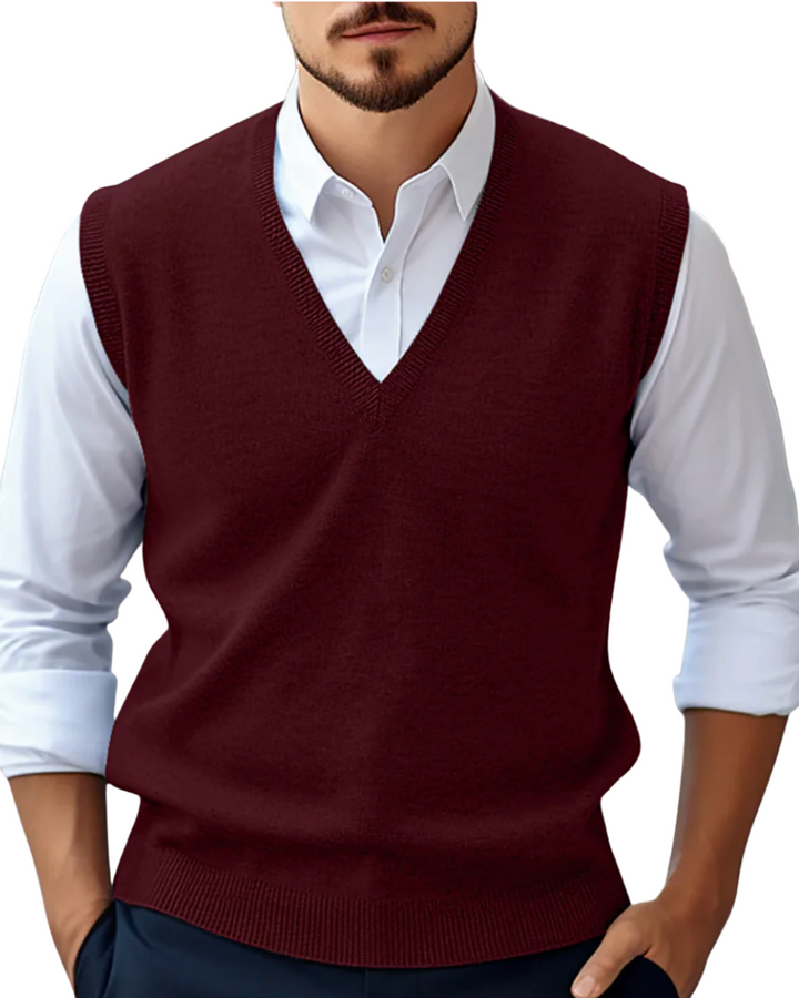 Ärmelloser Pullover