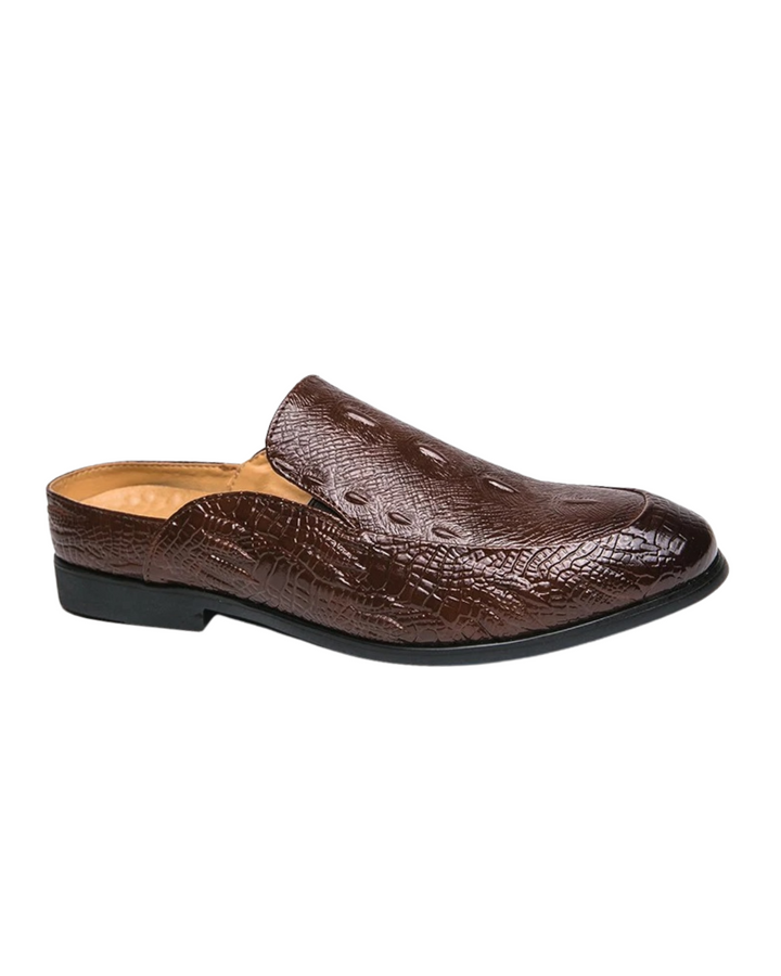 Elegante, schicke Schuhe mit Krokodilprägung