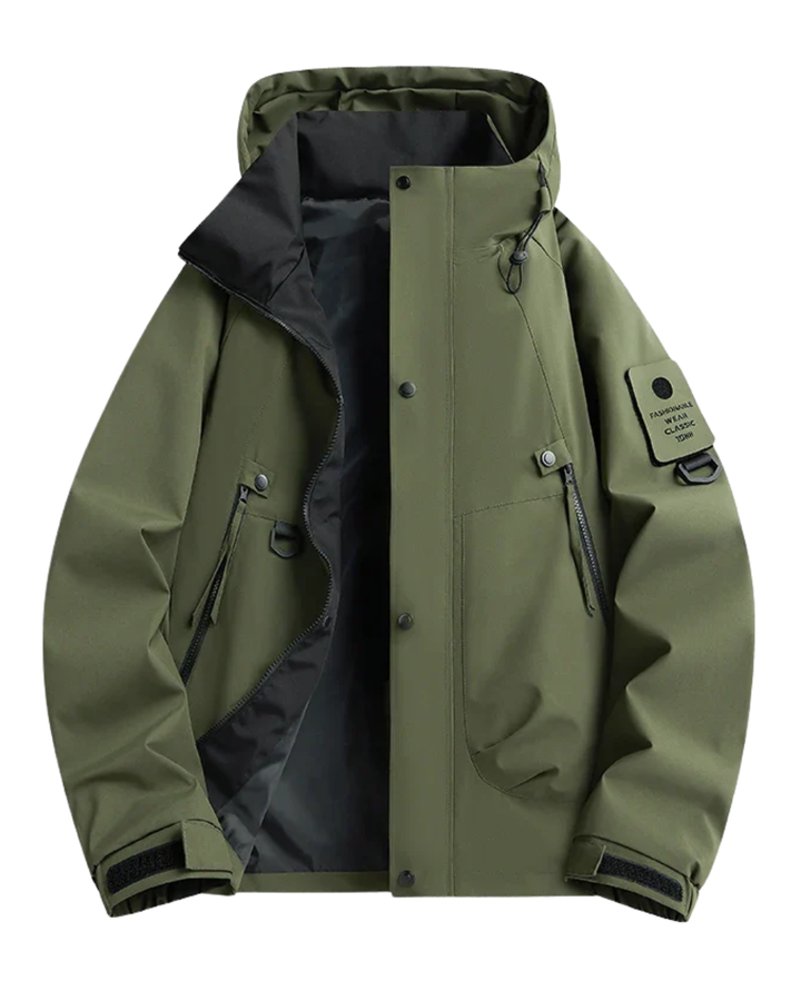 Elegante Tech Shell-Jacke