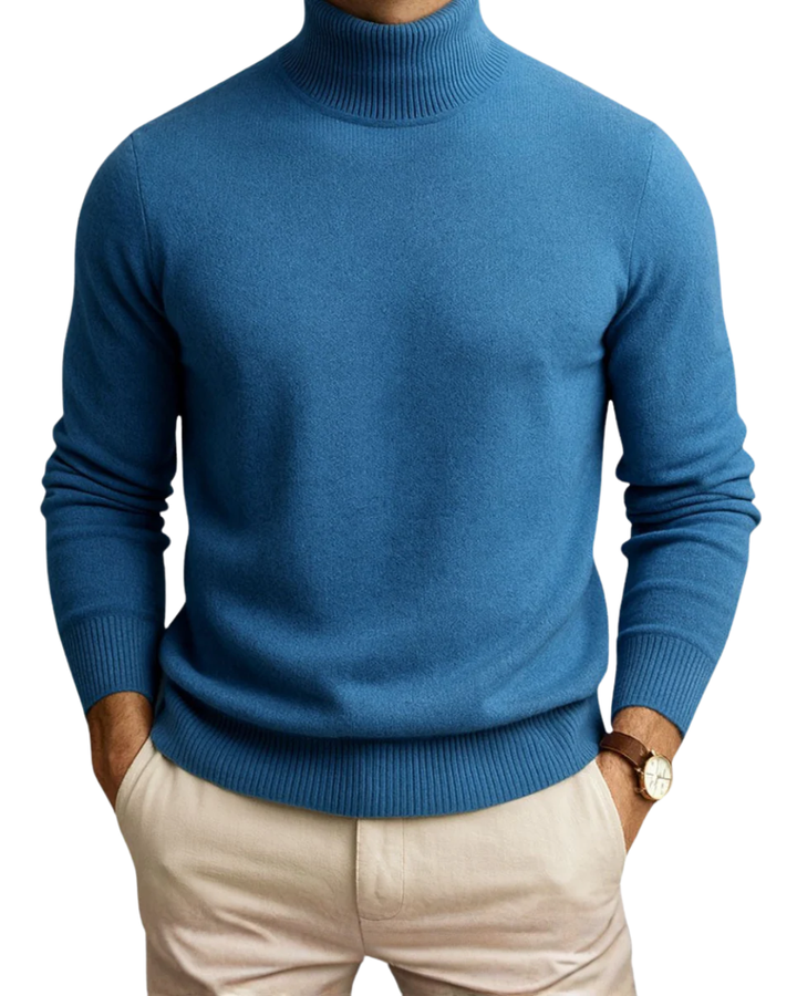 Eleganter Herren Rollkragenpullover