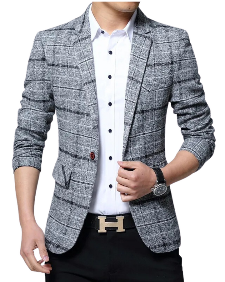 Eleganter karierten Blazer