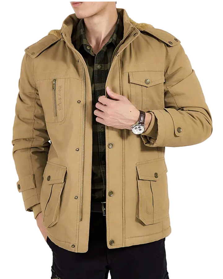 Elegante gewatteerte Bomberjacke
