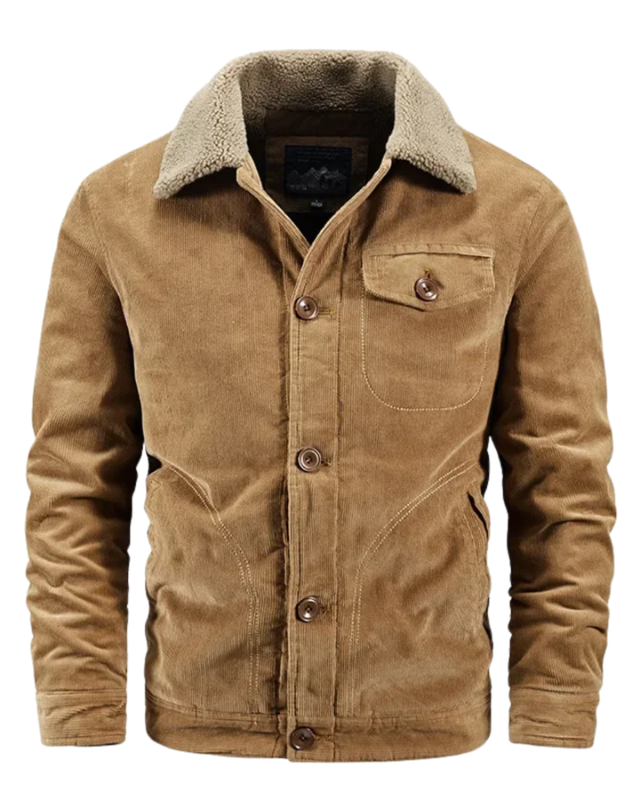 Elegante warme wattierte Baumwolljacke