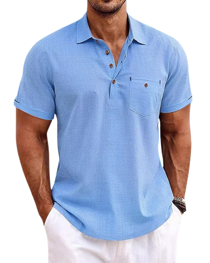 Linen Poloshirt