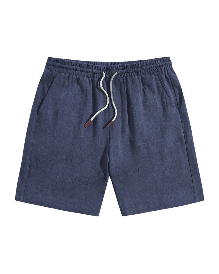 Lässige Leinen Kurze Hose