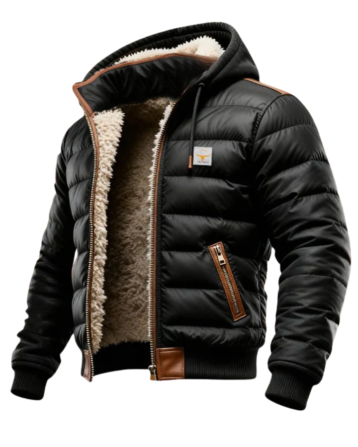 Elegante fleecegefütterte Jacke