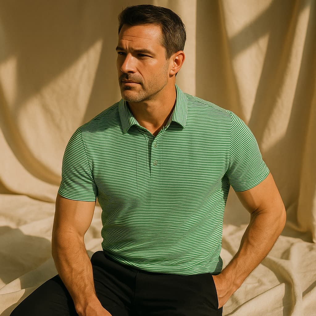 Gestreiftes Poloshirt