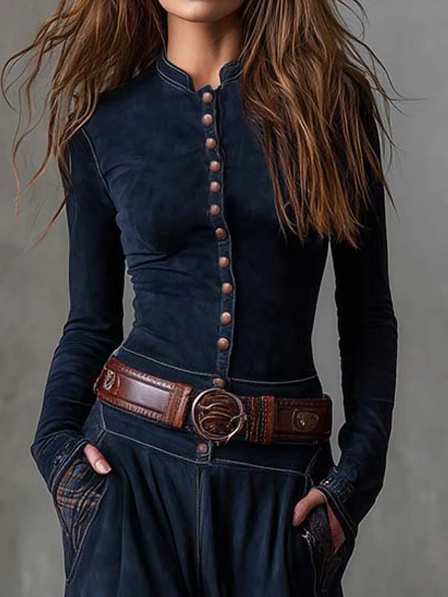 Michelle™ | Maxikleid aus Wildleder