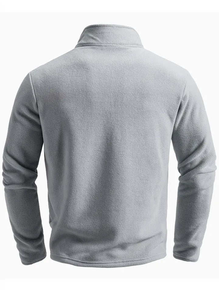 Sweater mit langen Ärmeln und Reißverschluss