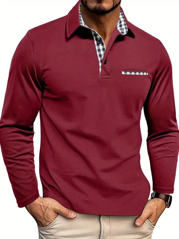 Poloshirt mit langen Ärmeln