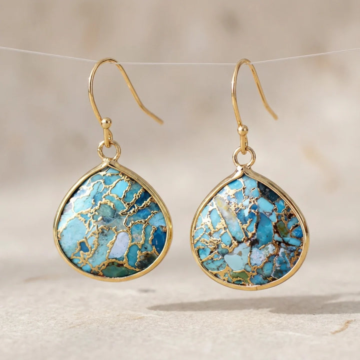 Healing Turquoise Earrings - Turquoise