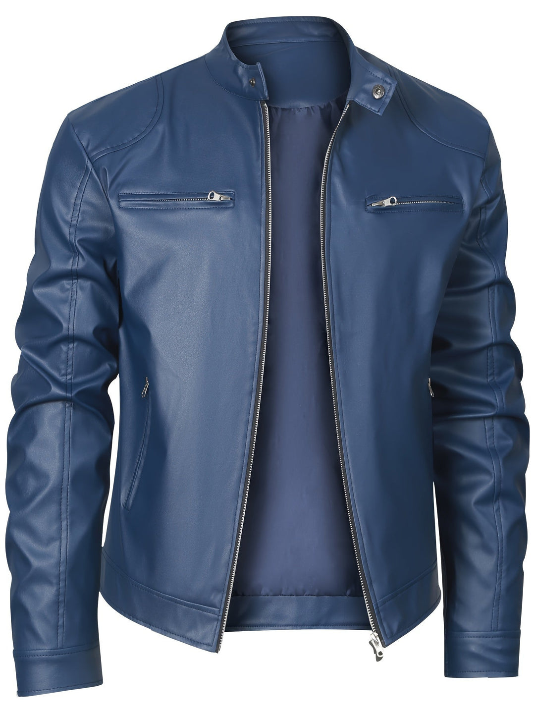 Lässige Lederjacke