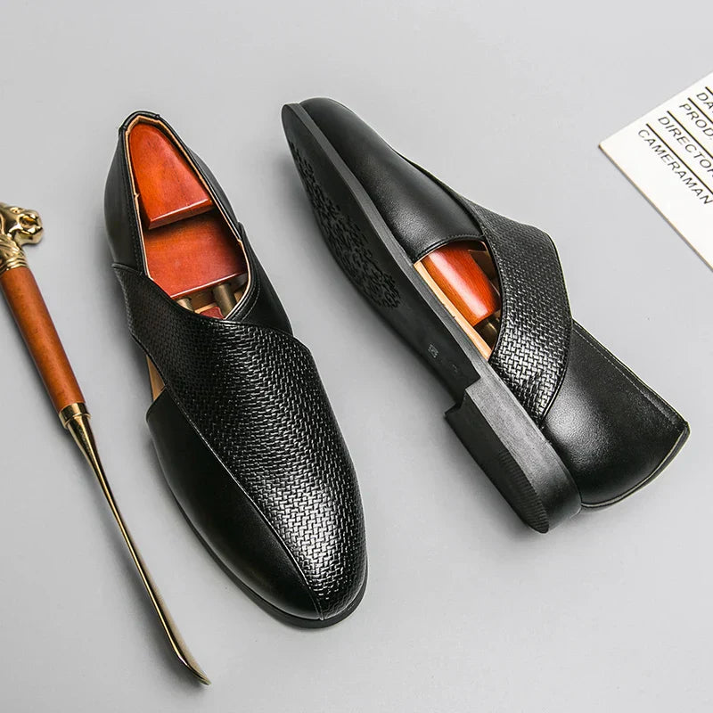 Vintage Leder Loafer