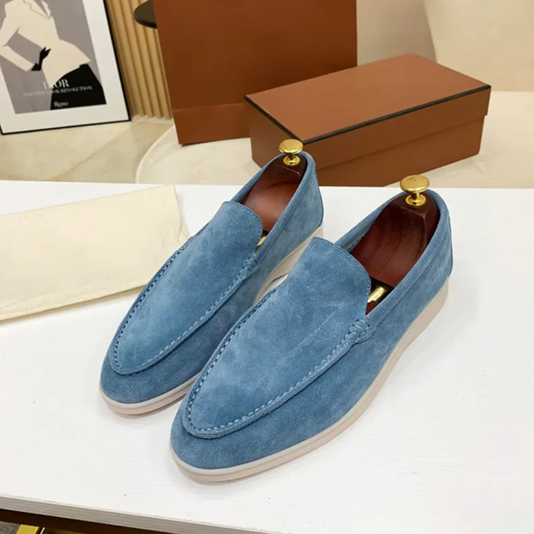 Klassische Wildleder Loafers