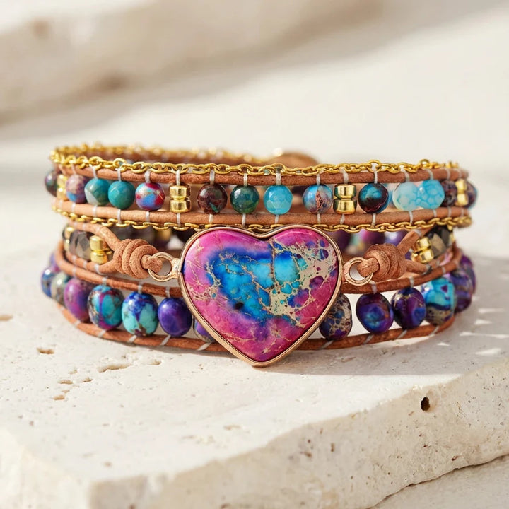 Fearless Heart Bracelet - Clear Quartz