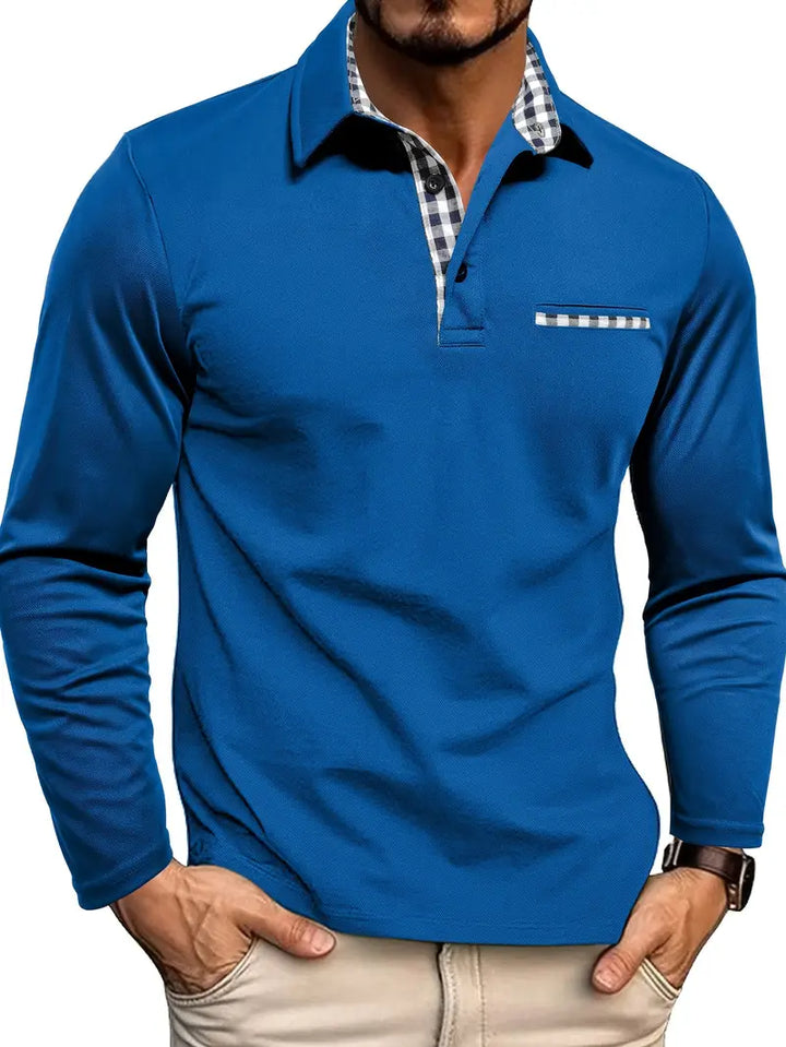 Poloshirt mit langen Ärmeln
