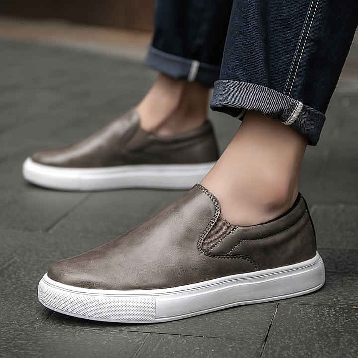 Lässige Leder Slipper