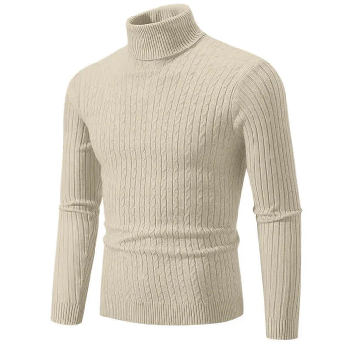 Eleganter Herrenrollkragenpullover