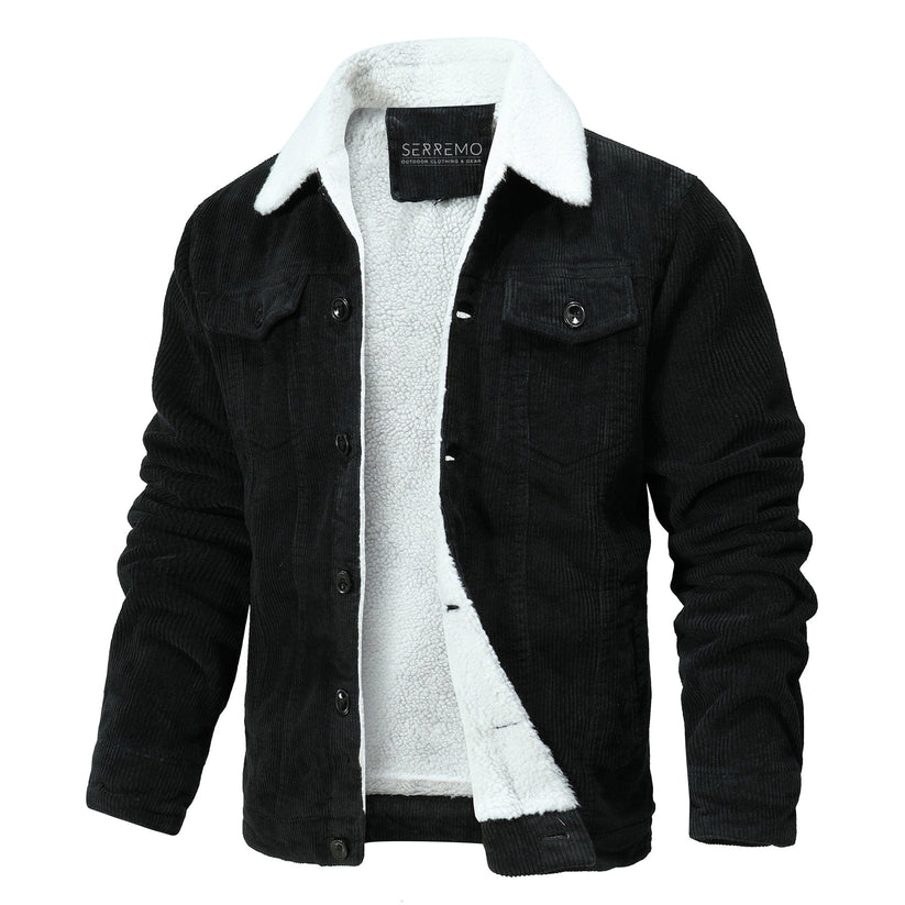 Lässige Fleecegefütterte Jacke