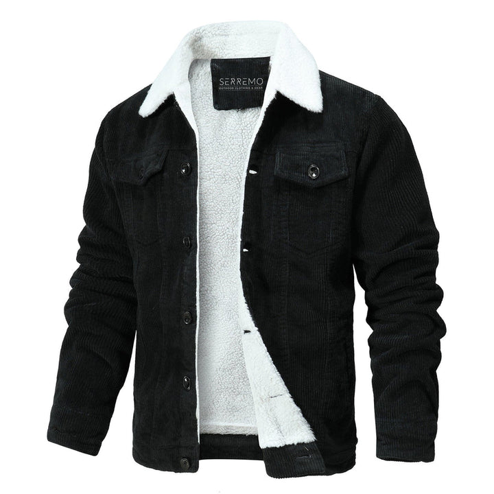 Lässige Fleecegefütterte Jacke