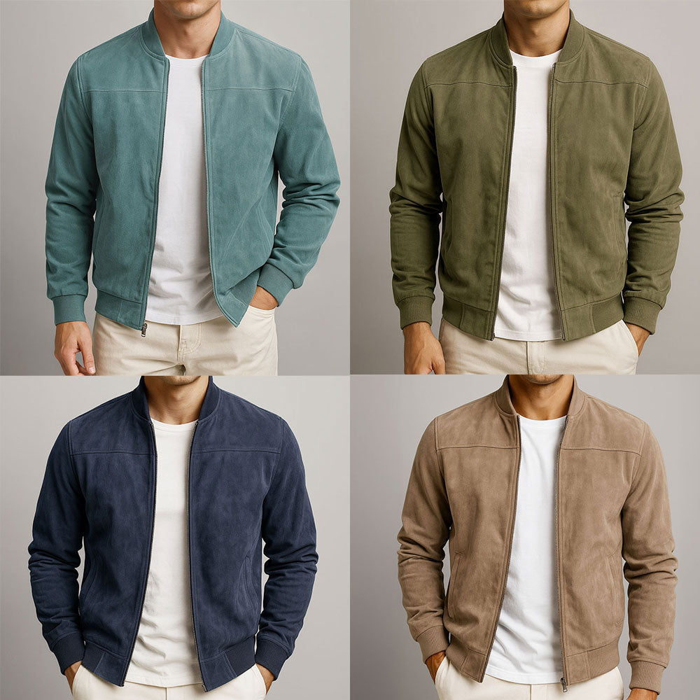 Elegante Wildlederjacke