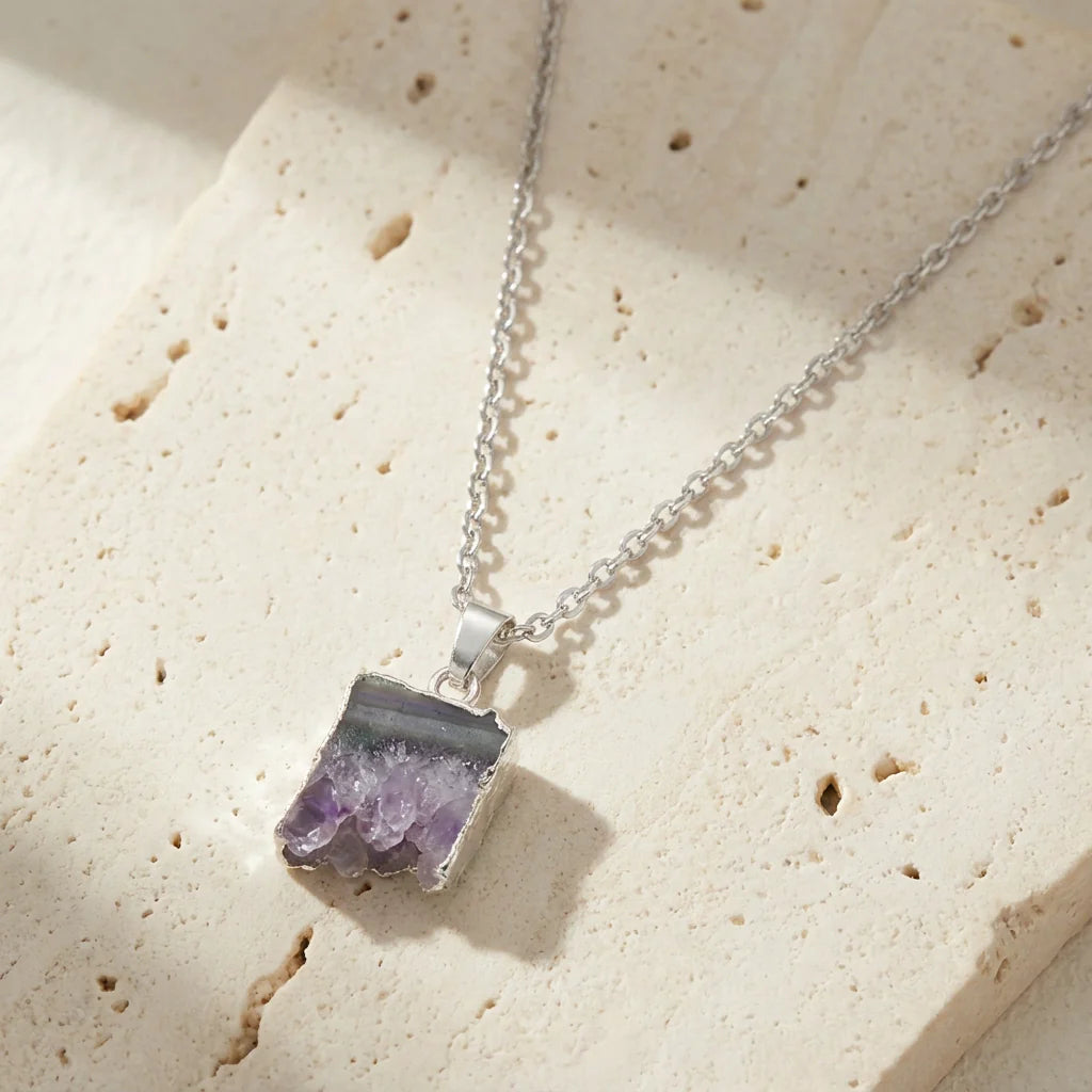 Spiritual Healing Amethyst Necklace - Amethyst