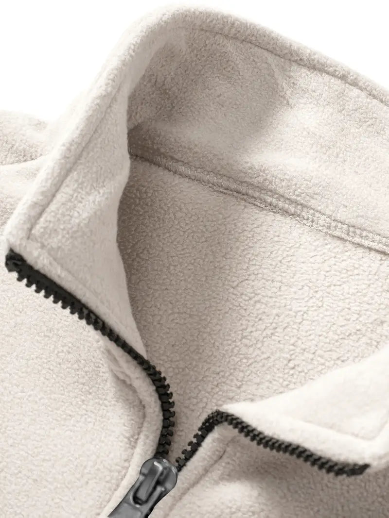 Sweater mit langen Ärmeln und Reißverschluss