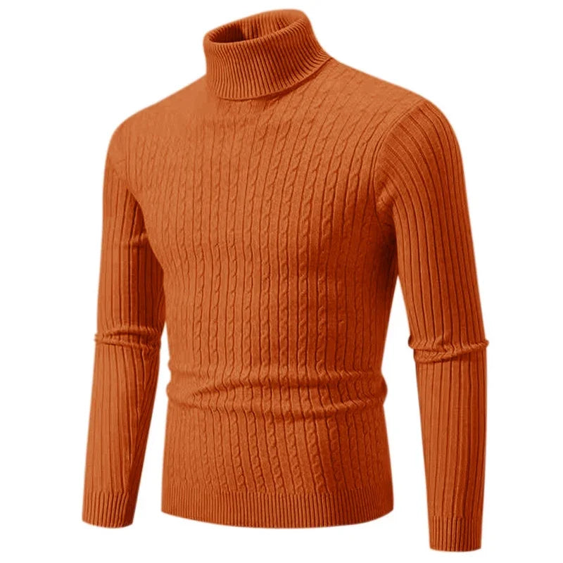 Eleganter Herrenrollkragenpullover