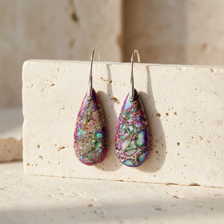 Purposeful Jasper Earrings - Jasper