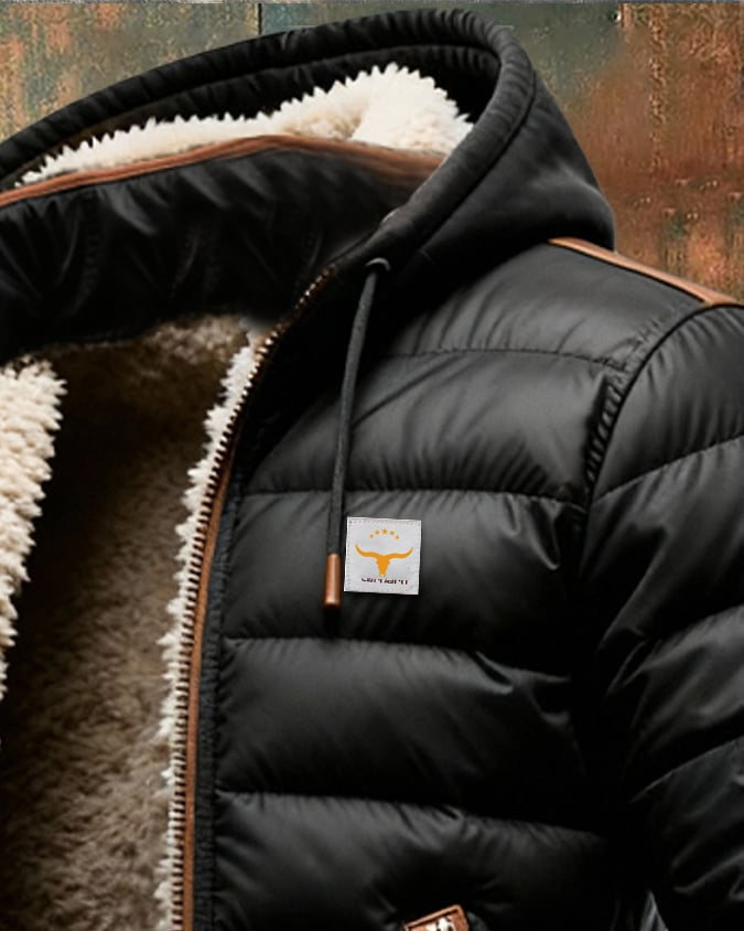 Elegante fleecegefütterte Jacke