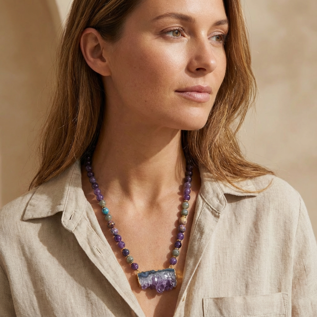 Loving Kindness Necklace - Labradorite