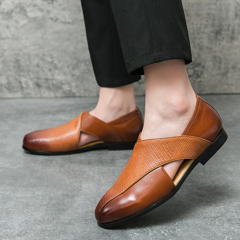 Vintage Leder Loafer