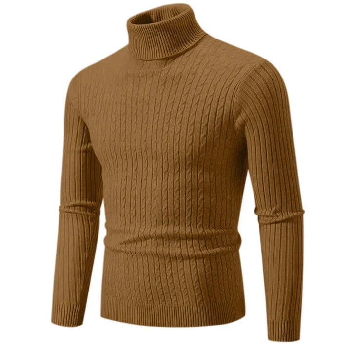 Eleganter Herrenrollkragenpullover