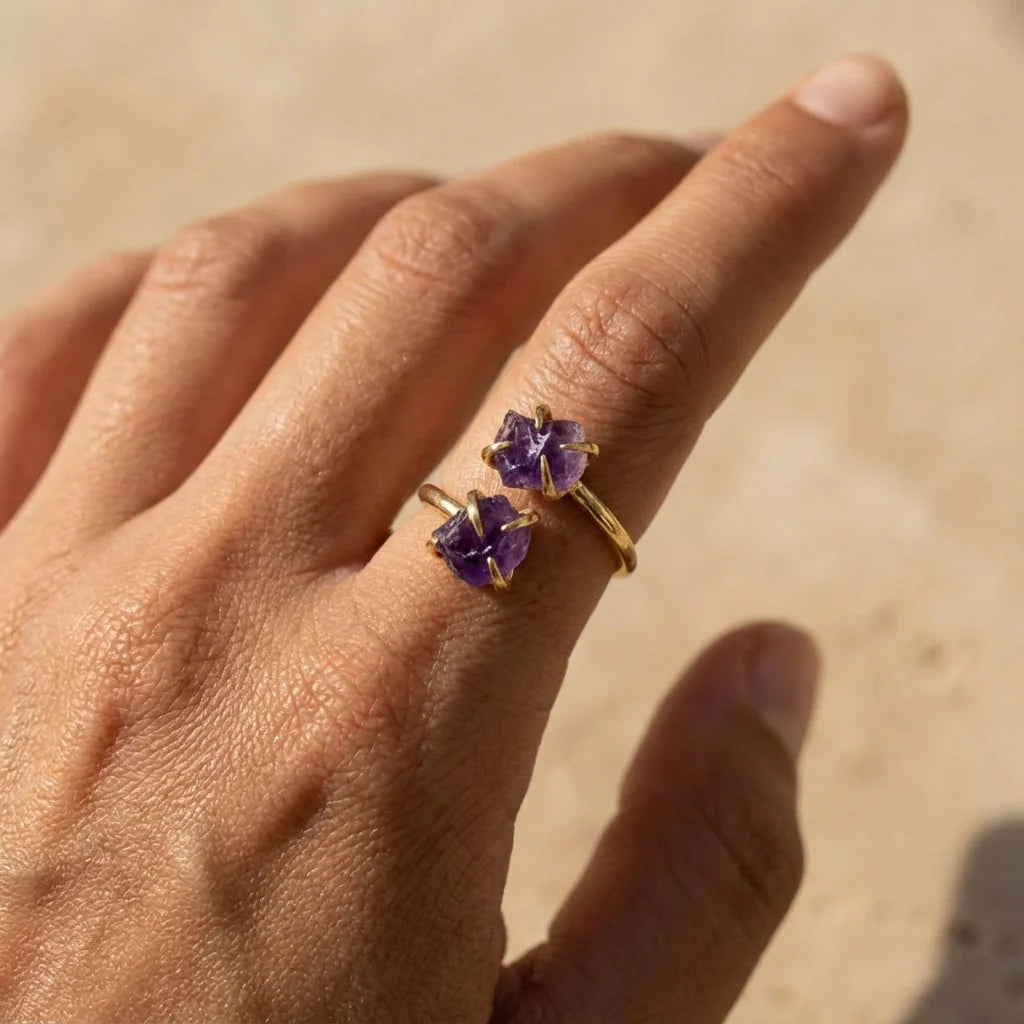 Amethyst Clarity Ring - Amethyst