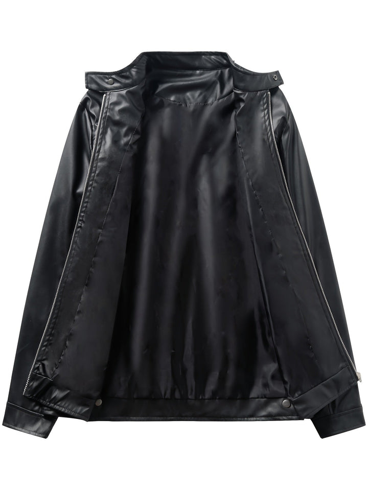 Lässige Lederjacke