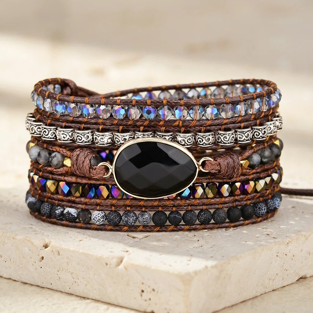 Black Beauty Onyx Bracelet - Onyx