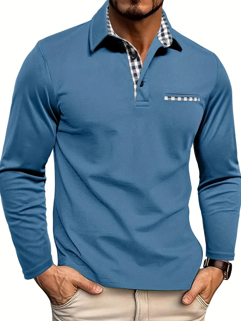 Poloshirt mit langen Ärmeln
